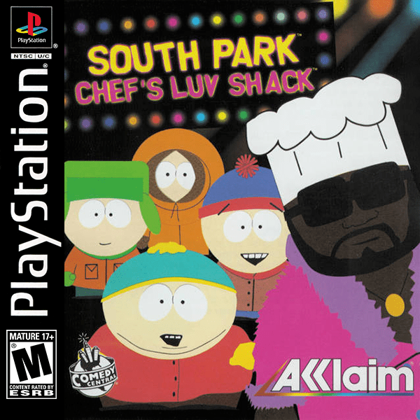 South Park Chef's Luv Shack box art for Playstation